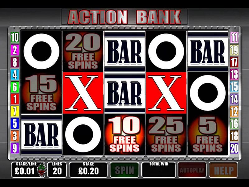 Action Bank - Online Slot Bonuses