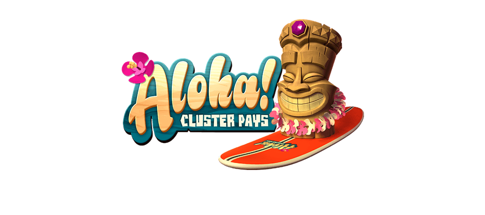 Aloha! Cluster Pays Slot Logo