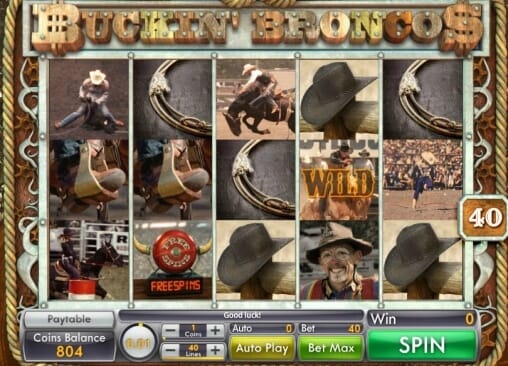 Buckin' Broncos Slot Bonus