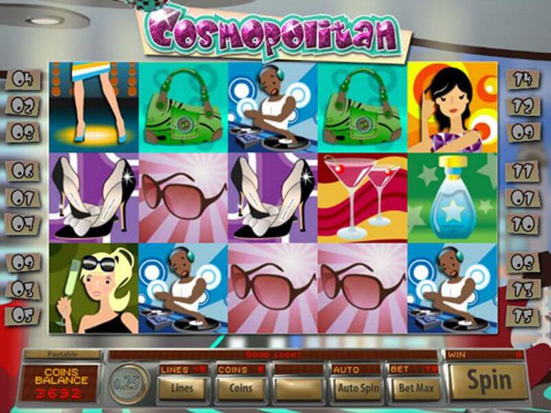 Cosmopolitan Slot Gameplay