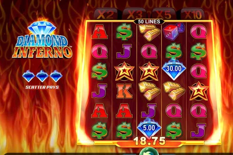 Diamond Inferno Slot Bonus