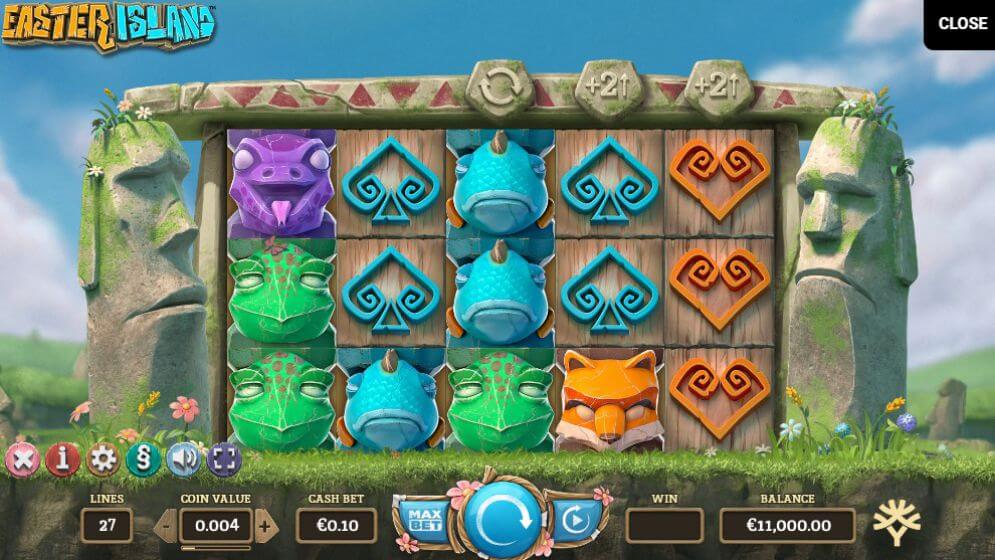 Easter Island Slot Gameplay - Yggdrasil