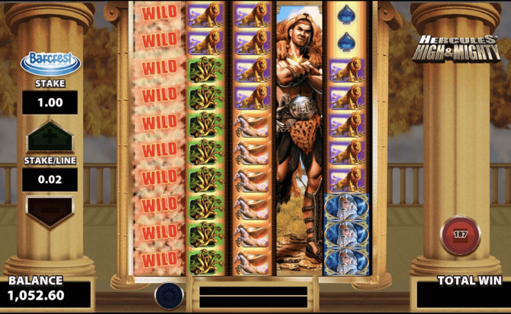 Hercules High and Mighty Slot Bonus