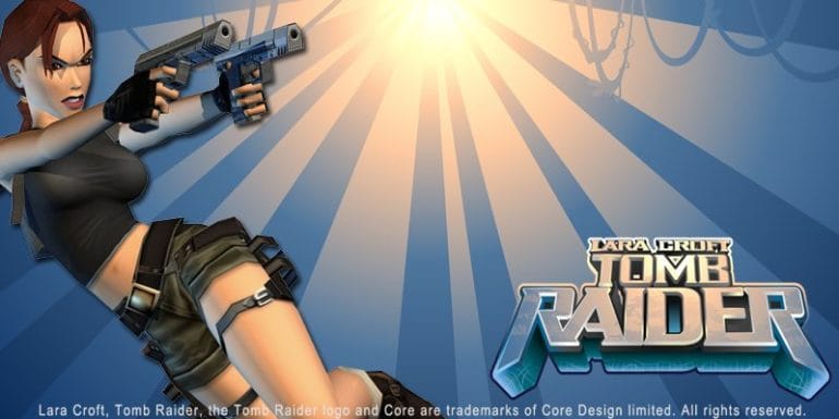 Tomb Raider slot logo