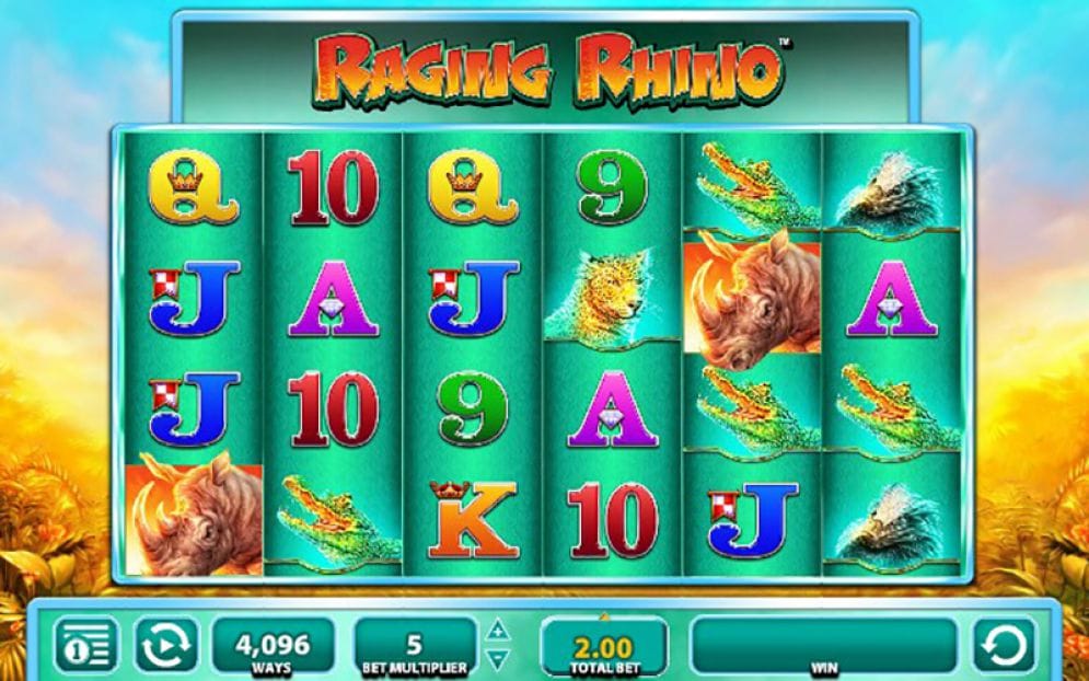 Raging Rhino Casino Gameplay