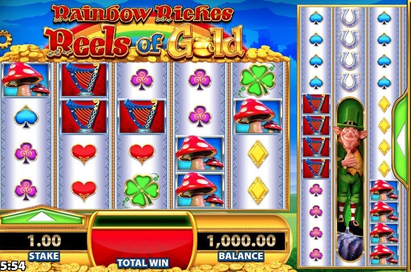 Rainbow Riches Reels of Gold Gameplay