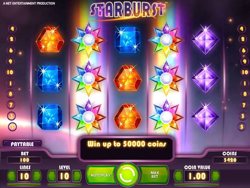 Starburst video slot