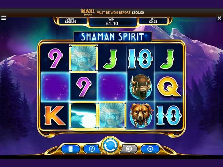 shaman spirit jackpot slot