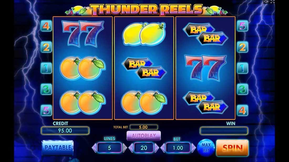 Thunder Reels Online Slot Logo