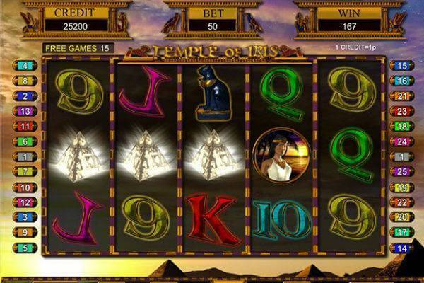 Temple of Iris Jackpot Slot Gameplay