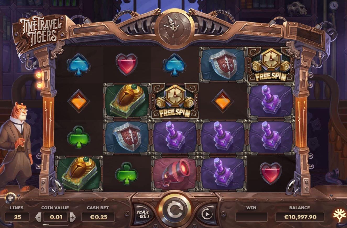 Time Travel Tigers Bonus