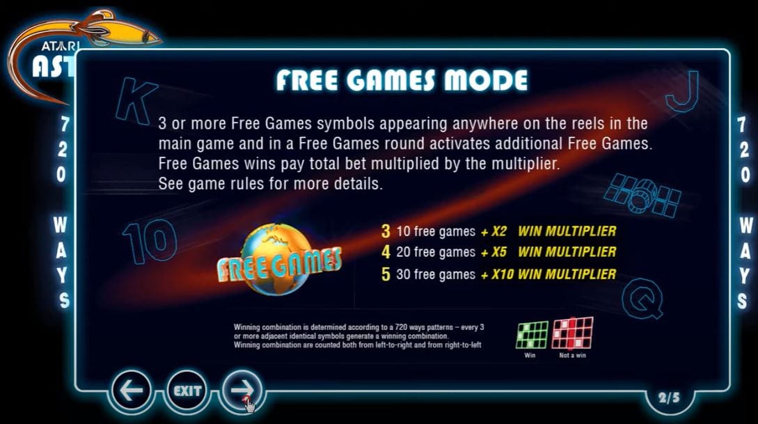 Asteroids Slot Free Games