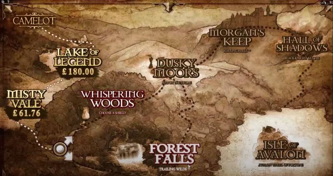 Avalon 2: Quest for the Grail Slot Bonus Pick