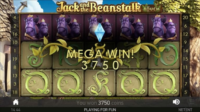 jack and the beanstalk win