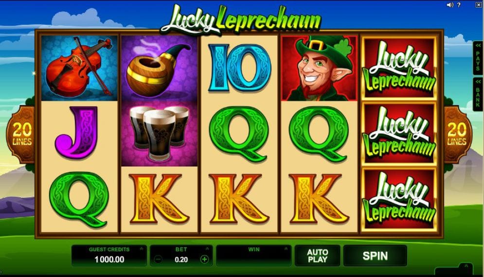 Lucky Leprechaun slot gameplay