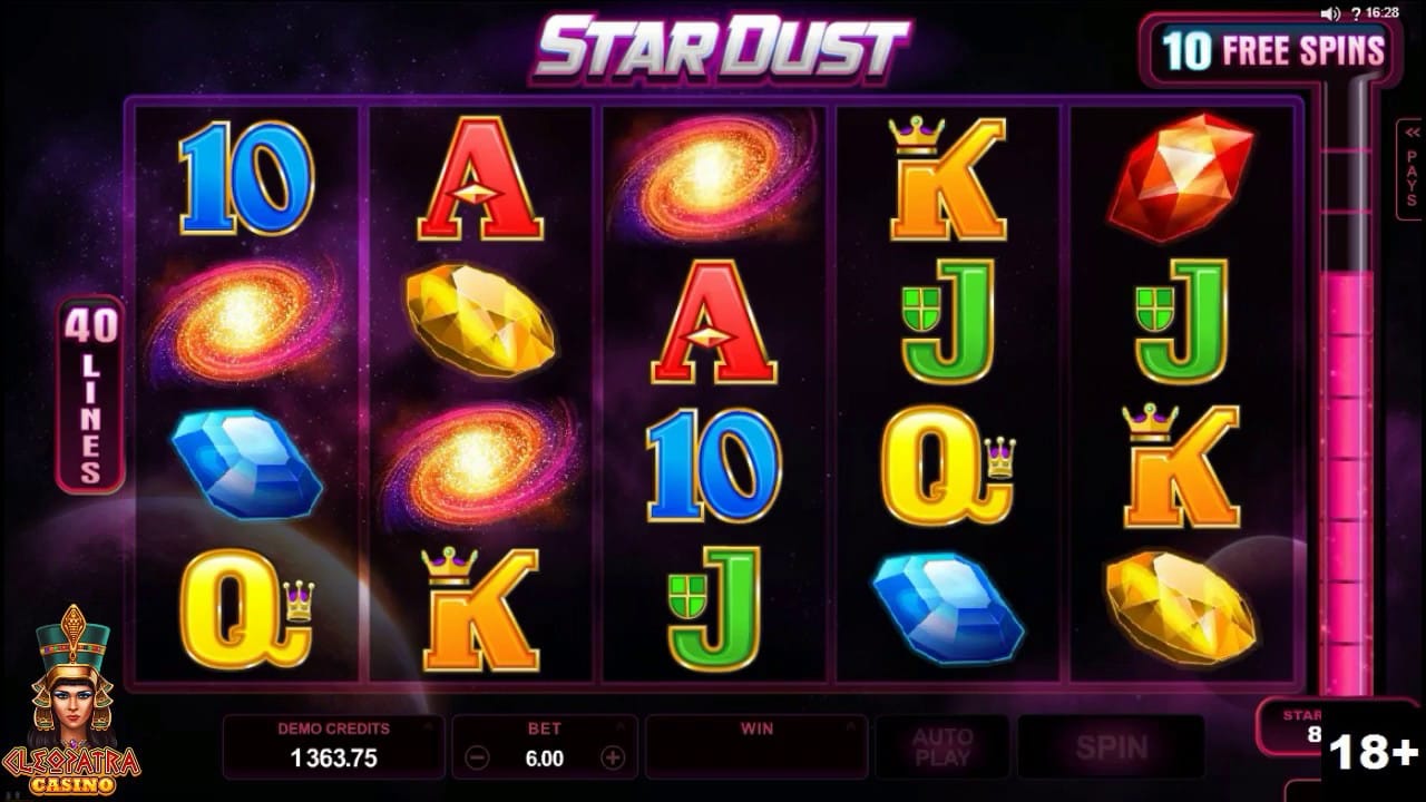 Stardust Online Slot Gameplay