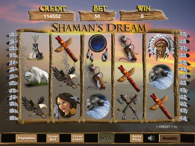 Shamans Dream Jackpot Slot Gameplay