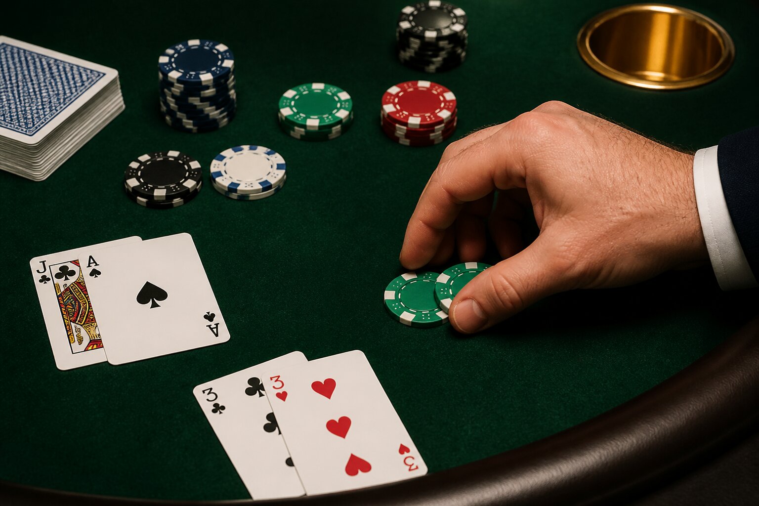 What Are Suited Trips in Blackjack? 21+3 Side Bet Mechanics and Example