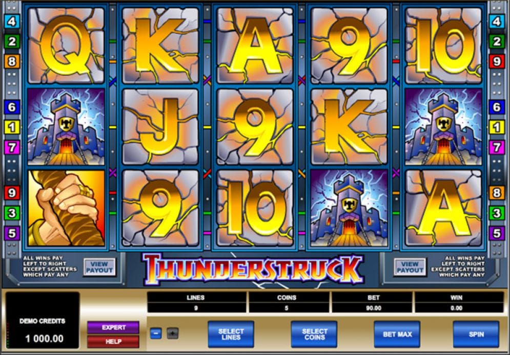 Thunderstruck casino gameplay